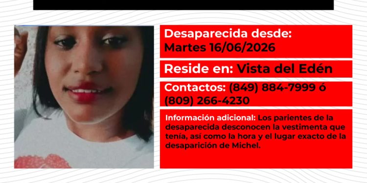 Familiares reportan joven desaparecida desde el 16 de junio en SDE